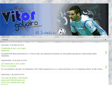 Tablet Screenshot of goleirovitor.blogspot.com