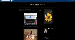 Desktop Screenshot of luisescubilla.blogspot.com