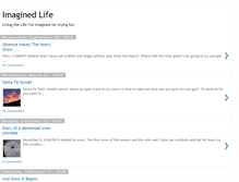 Tablet Screenshot of imagined-life.blogspot.com