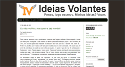 Desktop Screenshot of ideiasvolantes.blogspot.com