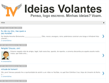 Tablet Screenshot of ideiasvolantes.blogspot.com