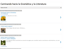 Tablet Screenshot of caminandohacialagramticaylaliteratura.blogspot.com