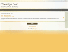 Tablet Screenshot of dmahligaiscarf.blogspot.com