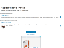 Tablet Screenshot of flugfiske-norrbotten.blogspot.com