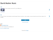 Tablet Screenshot of davidmoshermusic.blogspot.com
