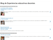 Tablet Screenshot of experiencias-educativas-docentes.blogspot.com