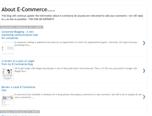 Tablet Screenshot of e-commerce443.blogspot.com