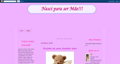 Desktop Screenshot of nasciparasermamae.blogspot.com