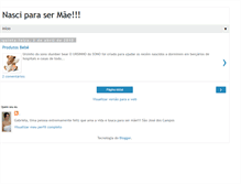 Tablet Screenshot of nasciparasermamae.blogspot.com
