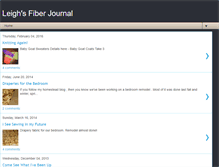 Tablet Screenshot of leighsfiberjournal.blogspot.com