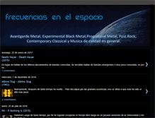 Tablet Screenshot of frecuenciasenelespacio.blogspot.com