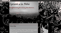 Desktop Screenshot of esperandoalosbuhos.blogspot.com