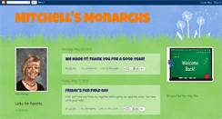 Desktop Screenshot of mitchellsmonarchs.blogspot.com