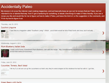 Tablet Screenshot of accidentallypaleo.blogspot.com