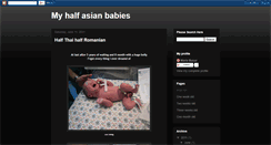 Desktop Screenshot of myhalfasianbabies.blogspot.com