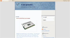 Desktop Screenshot of it-nextgen.blogspot.com