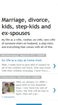 Mobile Screenshot of marriagedivorcekidsexspouses.blogspot.com