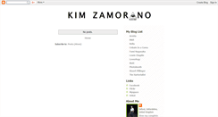Desktop Screenshot of kimzamorano.blogspot.com