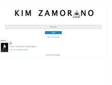 Tablet Screenshot of kimzamorano.blogspot.com
