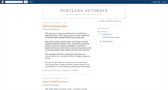 Desktop Screenshot of portlandattorney.blogspot.com