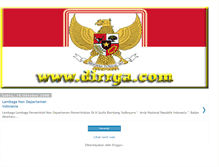 Tablet Screenshot of lembaganondepartemen-indonesia.blogspot.com