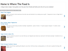 Tablet Screenshot of homeiswherethefoodis.blogspot.com