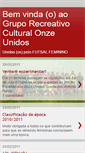 Mobile Screenshot of 11unidos-futsalfeminino.blogspot.com