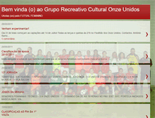 Tablet Screenshot of 11unidos-futsalfeminino.blogspot.com