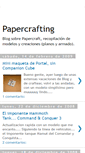Mobile Screenshot of papercraft-arg.blogspot.com