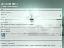 Tablet Screenshot of eccentricajones.blogspot.com
