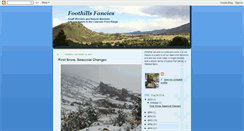 Desktop Screenshot of foothillsfancies.blogspot.com