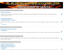 Tablet Screenshot of elbloggitanosevangelicos.blogspot.com