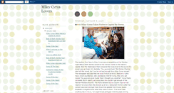 Desktop Screenshot of mileycyrusloverss.blogspot.com