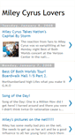 Mobile Screenshot of mileycyrusloverss.blogspot.com