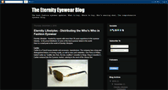 Desktop Screenshot of eternityeyewear.blogspot.com