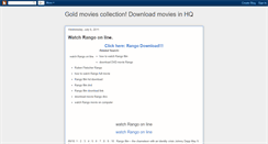 Desktop Screenshot of gold-movies-collect.blogspot.com