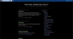 Desktop Screenshot of dailywritingexercises.blogspot.com