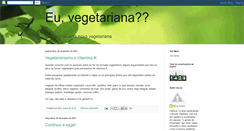 Desktop Screenshot of euvegetariana.blogspot.com