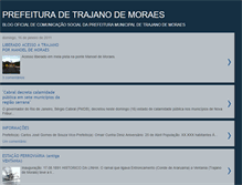 Tablet Screenshot of prefeituratrajanodemoraes.blogspot.com