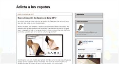 Desktop Screenshot of adictaaloszapatos.blogspot.com