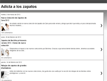 Tablet Screenshot of adictaaloszapatos.blogspot.com