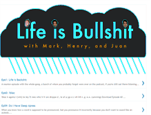 Tablet Screenshot of life-is-bullshit.blogspot.com