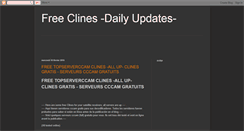 Desktop Screenshot of free-clines.blogspot.com