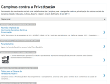Tablet Screenshot of campinascontraprivatizacao.blogspot.com