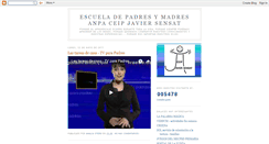 Desktop Screenshot of escoladepaisjaviersensat.blogspot.com