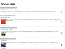 Tablet Screenshot of johanna-blogi.blogspot.com