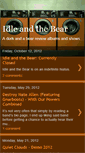 Mobile Screenshot of idleandthebear.blogspot.com