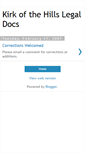 Mobile Screenshot of kirkdocs.blogspot.com