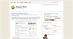 Desktop Screenshot of elegant-style-template.blogspot.com