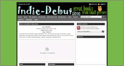 Desktop Screenshot of indiedebut2010.blogspot.com